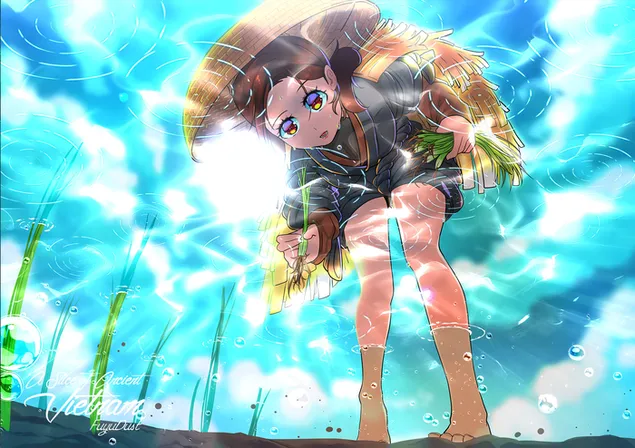 베트남의 한 조각 2K 배경화면