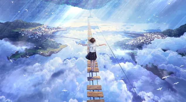 Taustakuva Pilvien yläpuolella HD