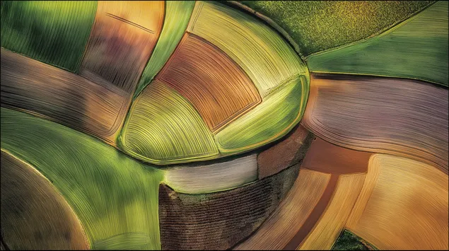 vista aerea astratta del paesaggio agricolo scarica