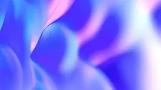 Tapeta Abstraktní modré digitální umění 4K