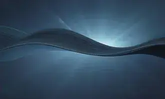 Tapeta Abstraktní modrý tok světelná vlna 8K