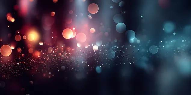 llums de bokeh abstractes contra un degradat profund baixada