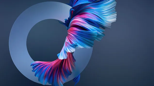 Abstrakte digitale Kunst bunt 4K Hintergrundbild