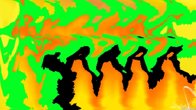 Páipéar balla Fliú Teibí #2HD