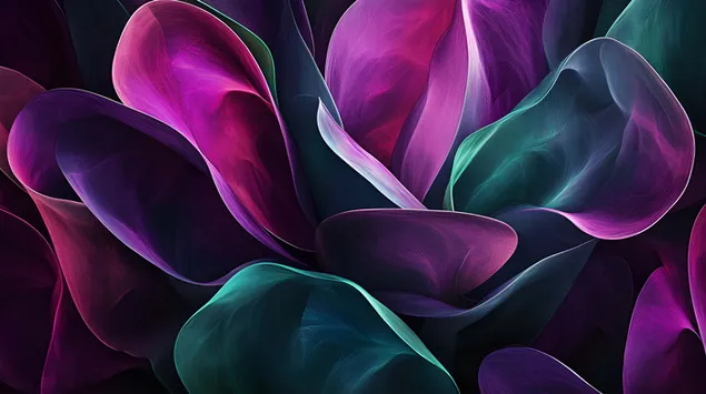 petales lumineux abstraits : un chef-d'oeuvre fractal telechargement