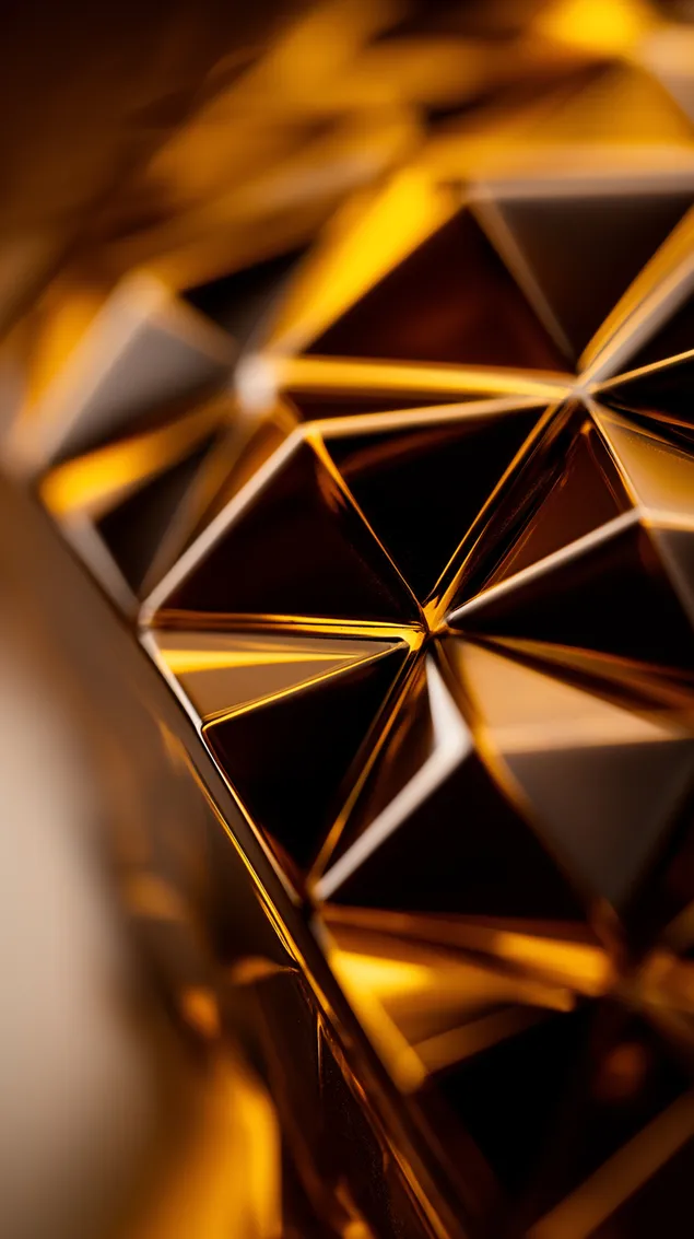 Шпалери Анотація макродеталей темної геометричної гранчастої текстури поверхні HD