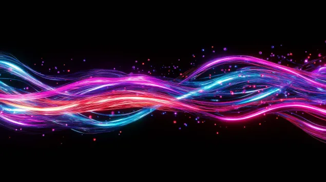 abstract neon energy: interwoven glow download