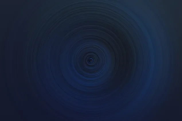 Abstract nested circles over dark blue background
