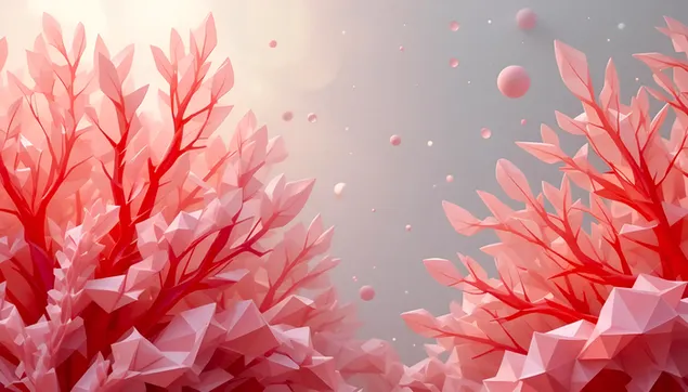 apheremena roz kai kokkina krustallina phuta | oneiremeno kallitekhniko phonto lepse