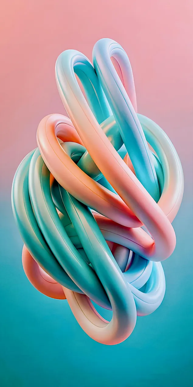 abstraktni mekka socha s pastelovymi odstiny a jemnou texturou stahnout