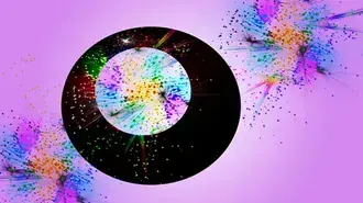 Abstract splatter HD pozadina