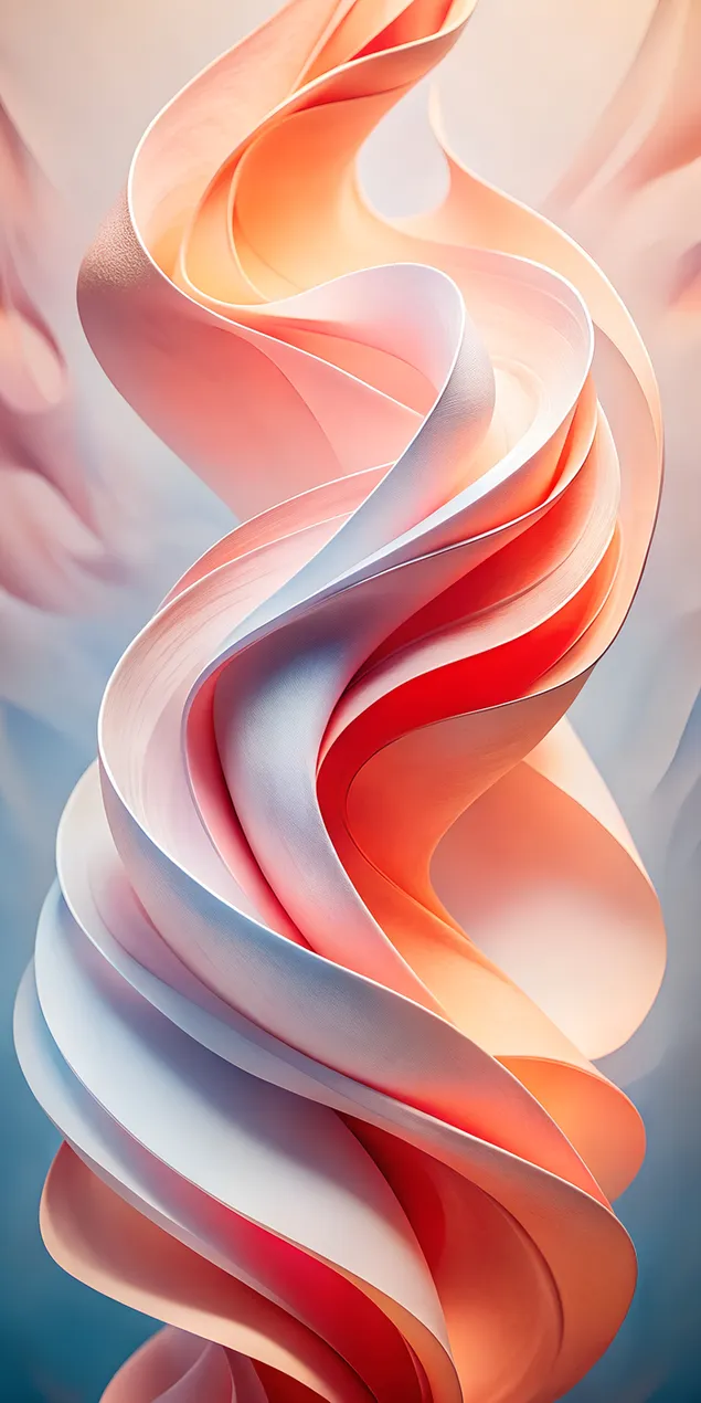 Шпалери Абстрактний вир м'яких пастельних кольорів та текстур 2K