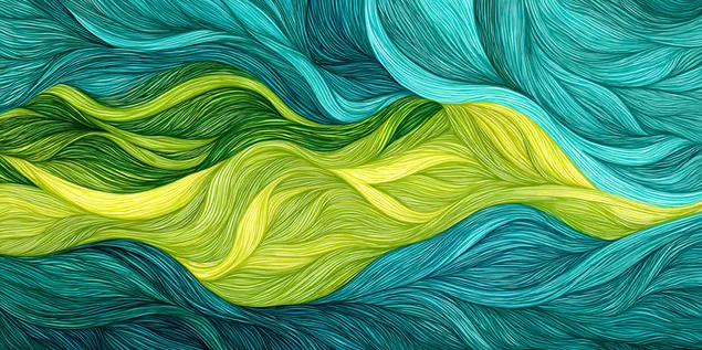 Motif tourbillonnant abstrait de formes et de lignes ondulées 2K fond d'écran