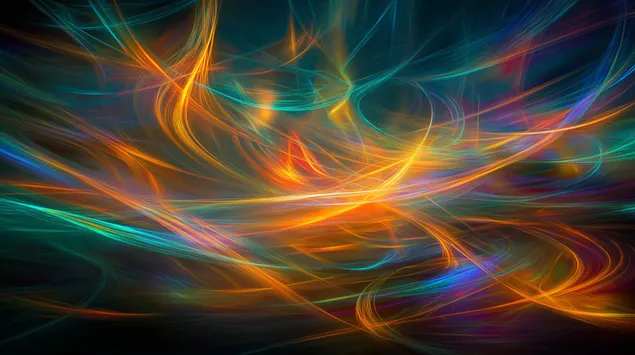 ratlles abstractes i arremolinades de llum i energia dinamiques baixada