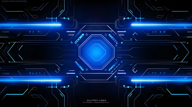 Sfondi abstrakt i teknologjisë 2K sfond