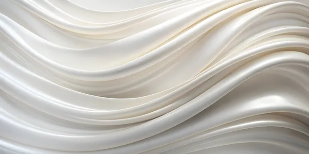 Gradient i bardhë abstrakt me kthesa rrjedhëse dhe shkëlqim të butë për elegancë luksoze 4K sfond