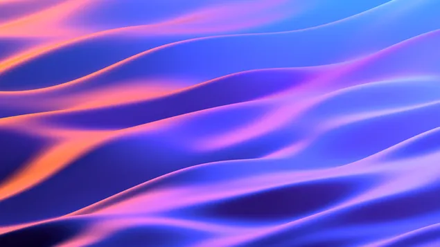 Abstrakte lila Wellen mit Sonnenlicht auf der linken Seite