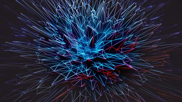 Abstrakter Nebel 3D-Neon herunterladen