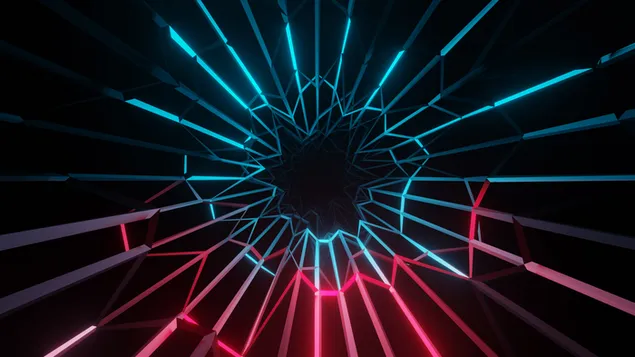Abstrakter Neon-Hintergrund mit elektrischem Glühen
