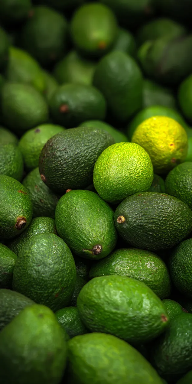 riklig hog med hela mogna hass-avokados i en marknadsplatsbehallare ladda ner