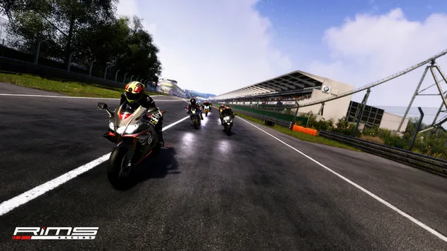 加速する自転車レース - RiMS Racing (ビデオ ゲーム) 4K 壁紙