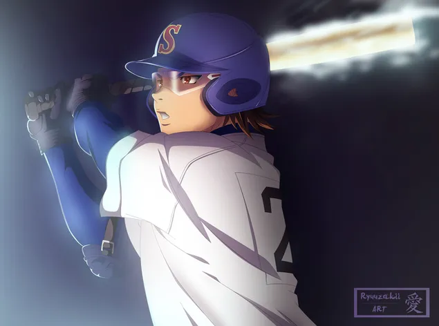 Páipéar balla Ace of Diamond - Kazuya Miyuki4K