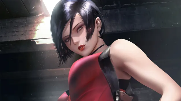 Ada Wong (Fantasy Art) - Resident Evil 2 Remake (videospeletjie) 4K muurpapier