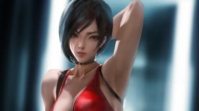 Ada Wong (Fantasy Art) — Resident Evil 2 [videospēle] 4K fona tapete