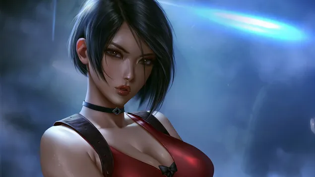 Ada Wong (fantāzijas māksla): Resident Evil 2 (videospēle) 4K fona tapete