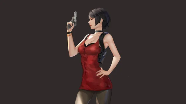 Wallpaper Resident Evil, Ada Wong, Claire Redfield, Leon S. Kennedy, Resident  Evil 2 for mobile and desktop, section игры, resolution 3840x2160 - download