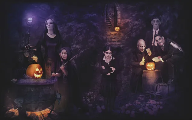 Halloween de la familia Addams