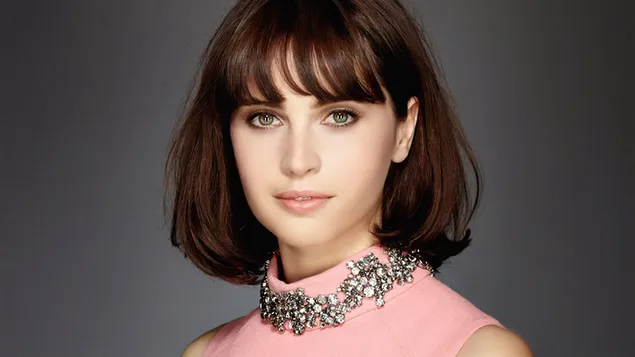 可愛的名人 'Felicity Jones' | 英國女演員 4K 壁紙