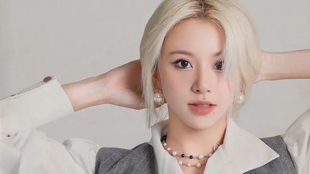 Páipéar balla Chaeyoung Adorable san MV 'Ní Féidir Liom a Stopadh' (2020) Shoot from Twoce (K-Pop Band)4K