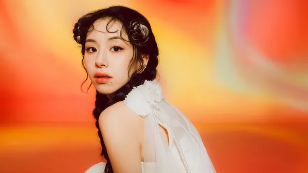 'Chaeyoung' yang menggemaskan | Pemotretan Album 'With You-th' 4K wallpaper