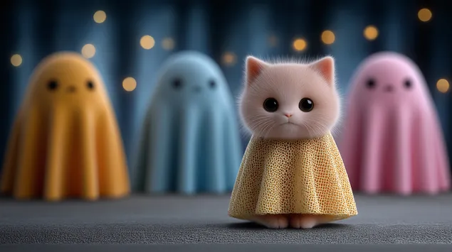 bame yuryeong gateun dongryodeul saie issneun sarangseureoun goyangi kaerigteo daunrodeu