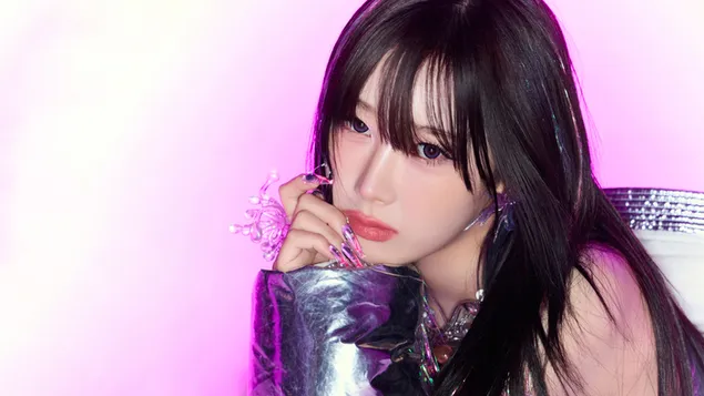 Aespa 的可爱“吉赛尔”——世界末日专辑拍摄 4K 壁纸