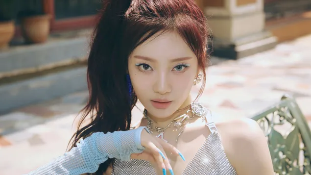 'หนิงหนิง' จาก Aespa น่ารักสุดๆ | ถ่าย MV ซูเปอร์โนวา 4K วอลเปเปอร์