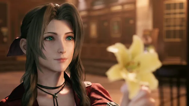 Aerith Gainsborough | Final Fantasy VII Remake (Video Game) 4K wallpaper
