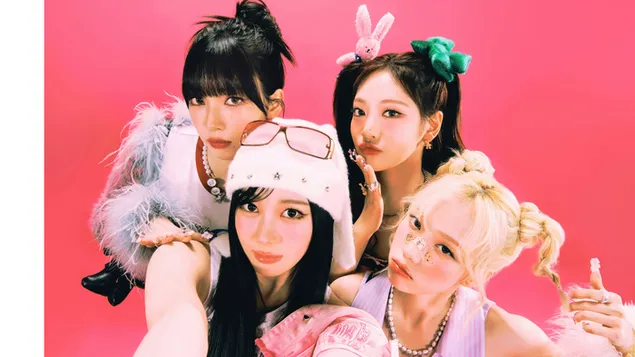 สมาชิก Aespa ทุกคน - ถ่าย MV Hot Mess 4K วอลเปเปอร์