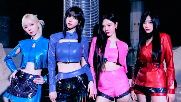 aespa kl hkhbrym - 'lyqvryts' mv shoot hvrd