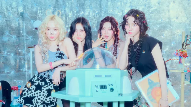 aespa tutti i membri | 'long chat (#)' mv shoot scarica