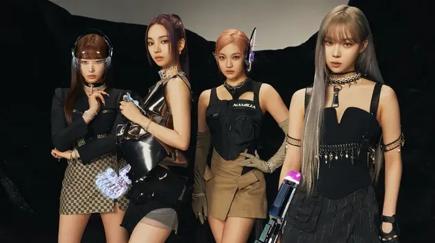 Aespa Members in 'Girls' Album Photoshoot download