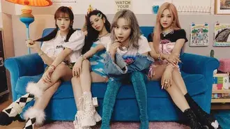Membres d'Aespa dans la séance photo de l'album 'Girls' (Real World Ver.) 4K fond d'écran