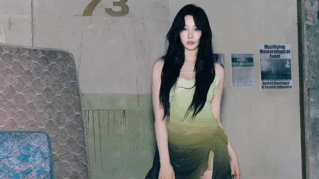 giselle cchaak aespa thaayphaaphain`albam armageddon daawnohld