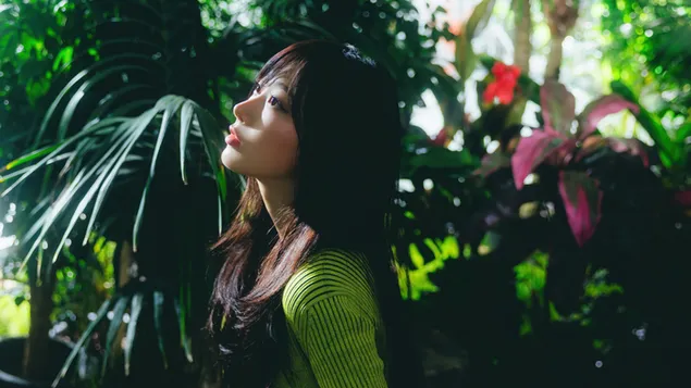 Aespas Giselle i Better Things M/V Shoot 4K bakgrund