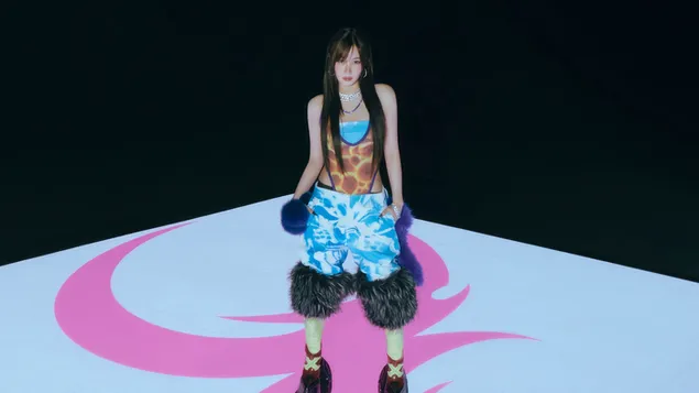 giselle di aespa in supernova mv shoot scarica