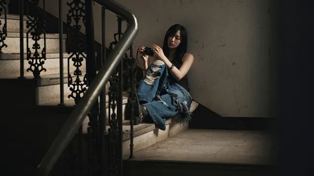 giselle di aespa - 'live my life' mv shoot scarica