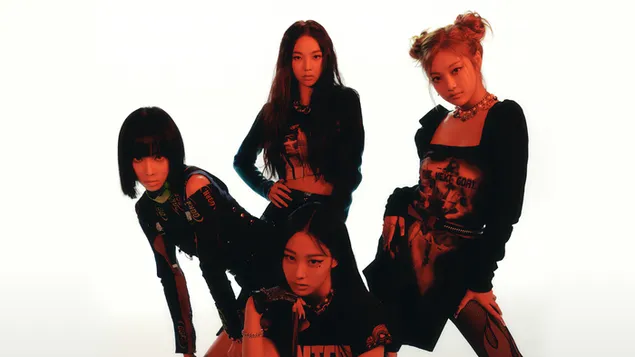 Aespa's Group Members in 'Savage' MV Photoshoot download