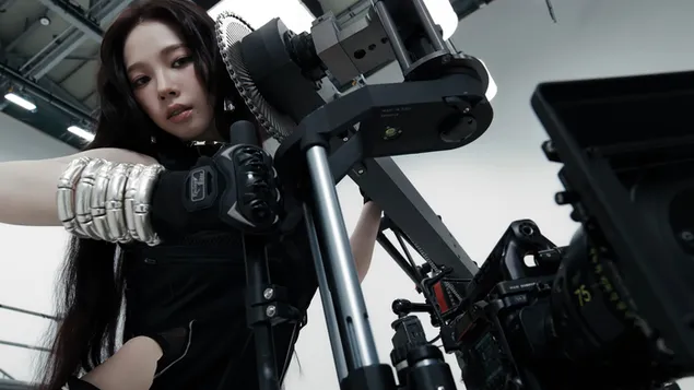 에스파 카리나, 'Whiplash' 미니 앨범(Unbeatable Beat Ver.) 촬영 4K 배경화면