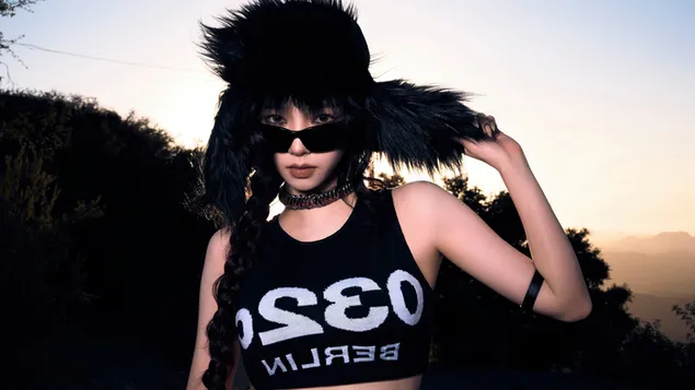 Taustakuva Aespa's Karina 'Whiplash'-minialbumille (Unforgettable Ver.) Shoot 4K